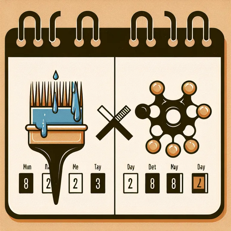 Влияние Времени Между Окрашиванием и Кератиновым Выпрямлением на Здоровье Волос